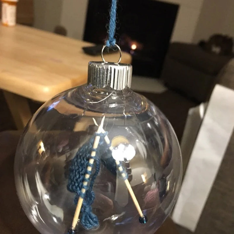 Christmas Knitted Ball Ornaments Xmas Tree Hanging Decoration Pendant | Yeouu