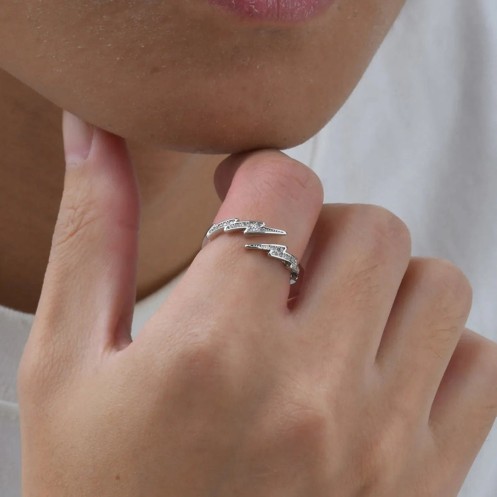 Struck by Style Lightning Ring
