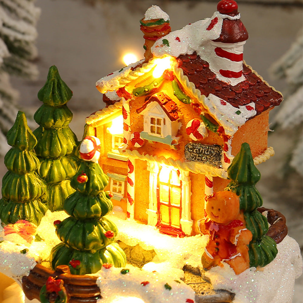 Yeouu | Christmas Ornament with LED Lights and Music
