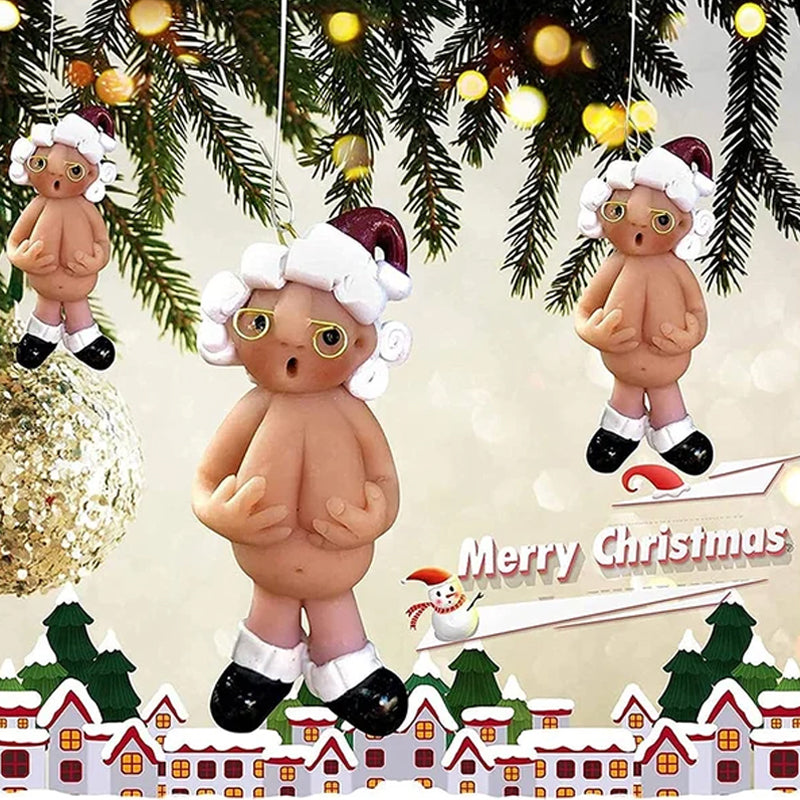 Yeouu | Santa Claus Pendant Resin Christmas Decoration