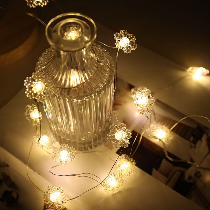 Yeouu | Christmas Elk Snowman Decoration LED Copper Wire String Lights