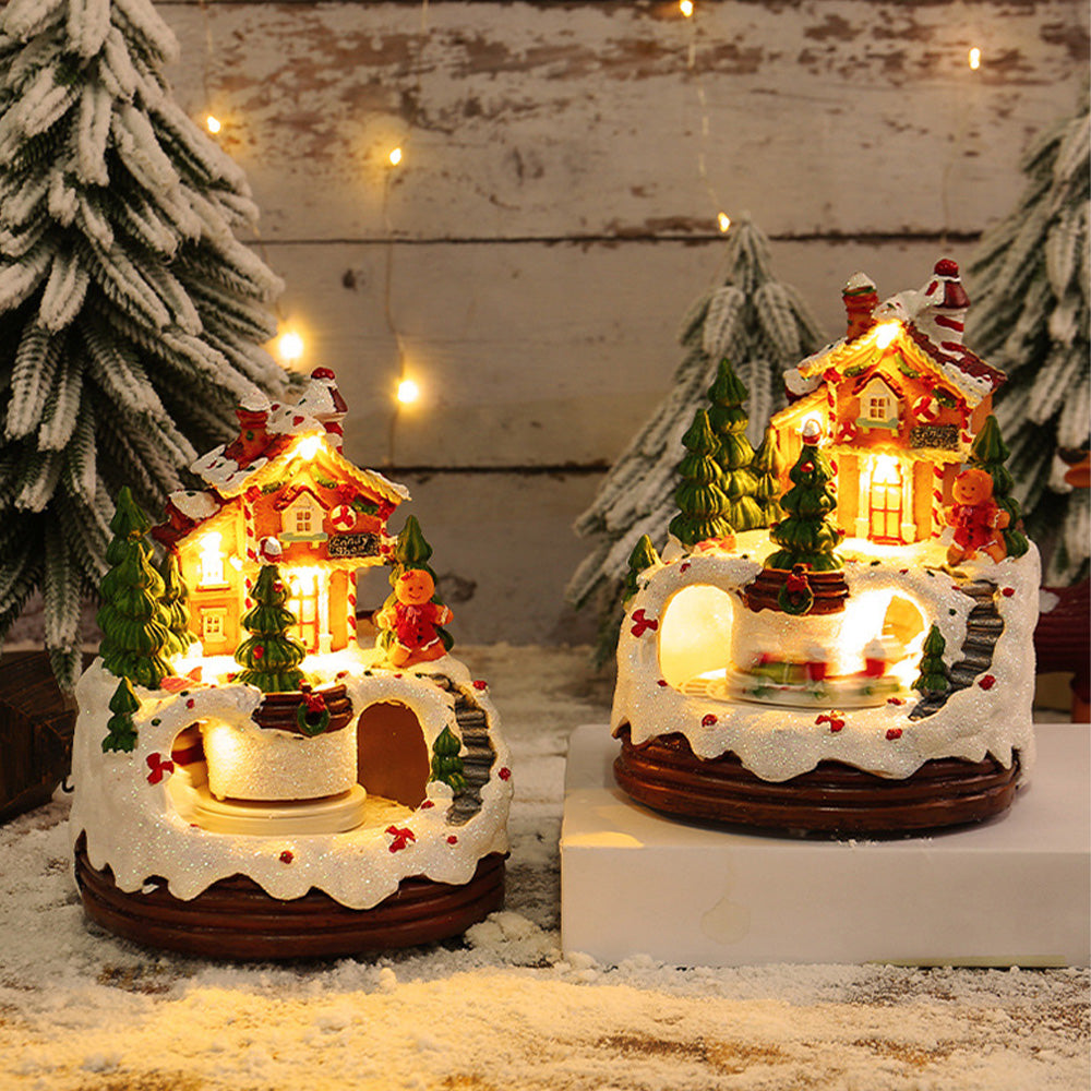 Yeouu | Christmas Ornament with LED Lights and Music