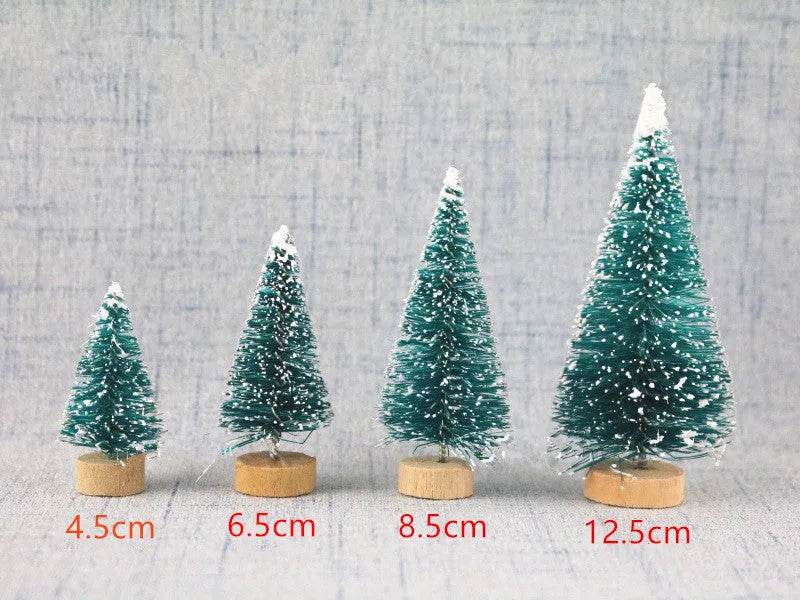 Yeouu | Blue Gold Silver And Red Mini Christmas Tree Ornaments