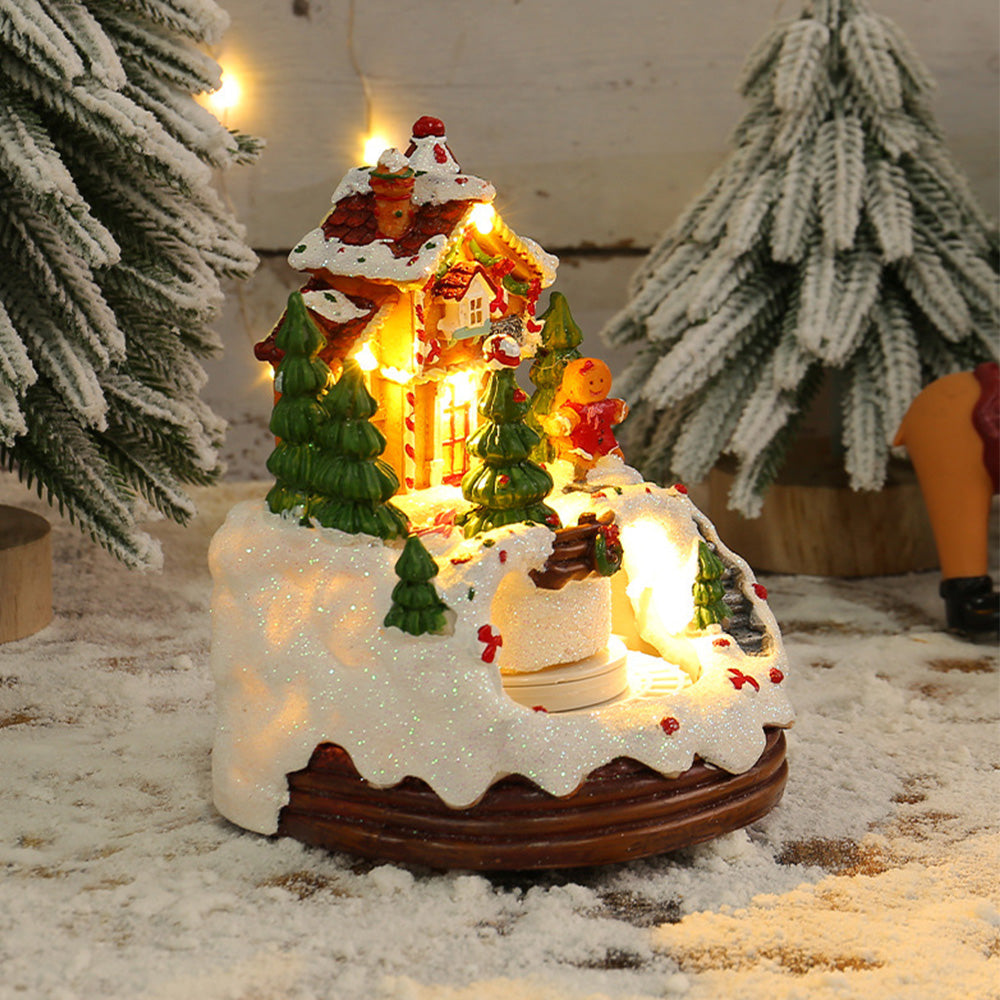 Yeouu | Christmas Ornament with LED Lights and Music