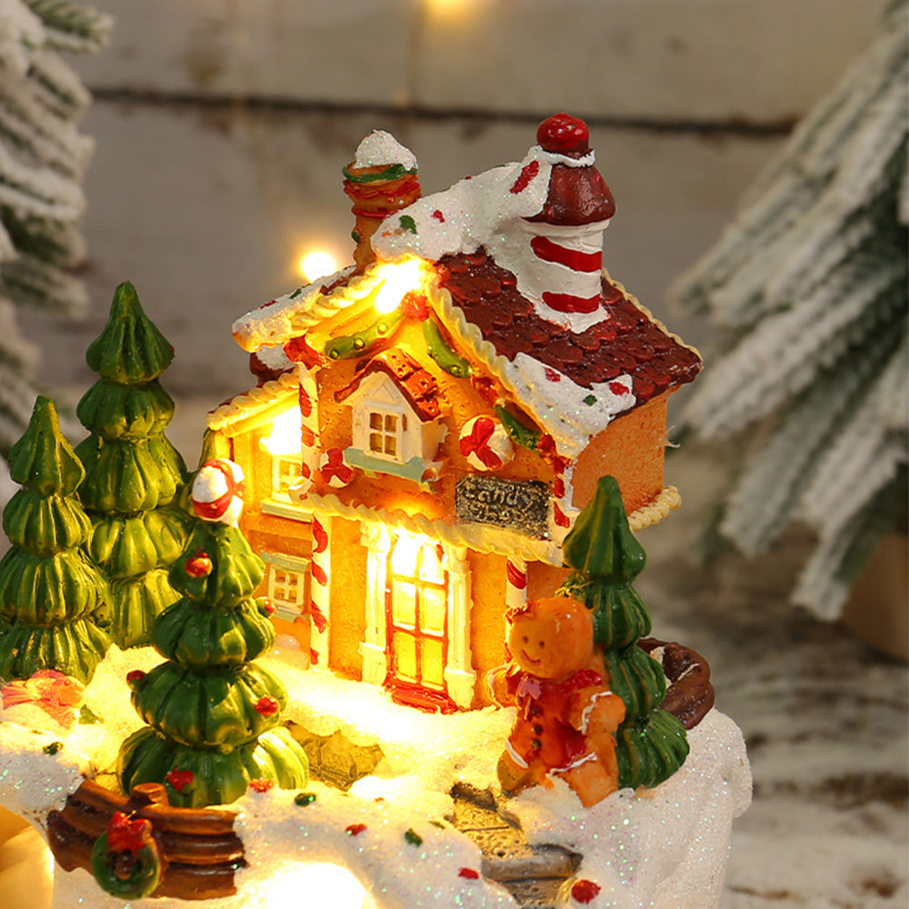 Yeouu | Christmas Ornament with LED Lights and Music