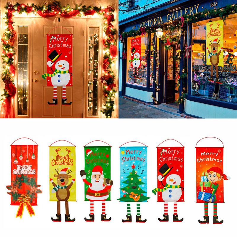 Yeouu | Merry Christmas Door Banner Hanging Ornament
