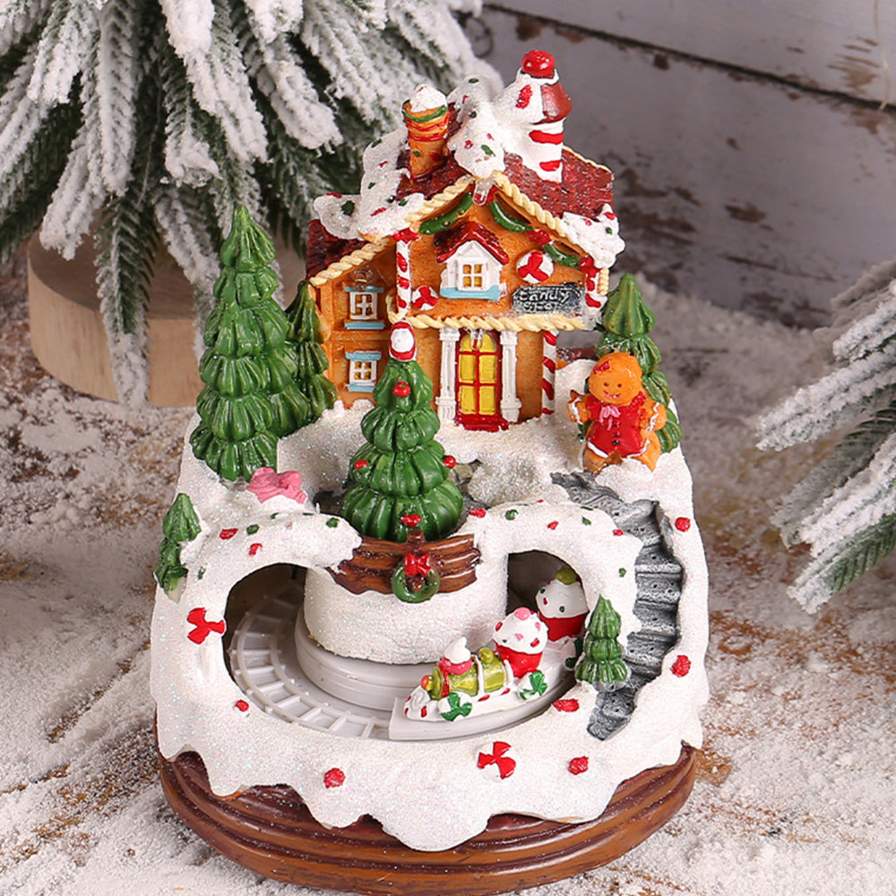 Yeouu | Christmas Ornament with LED Lights and Music