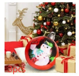 Yeouu | Inflatable Christmas Ball Outdoor Decoration 60cm – Weather Resistant PVC Christmas Decoration