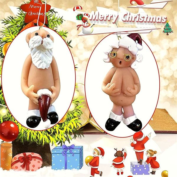 Yeouu | Santa Claus Pendant Resin Christmas Decoration