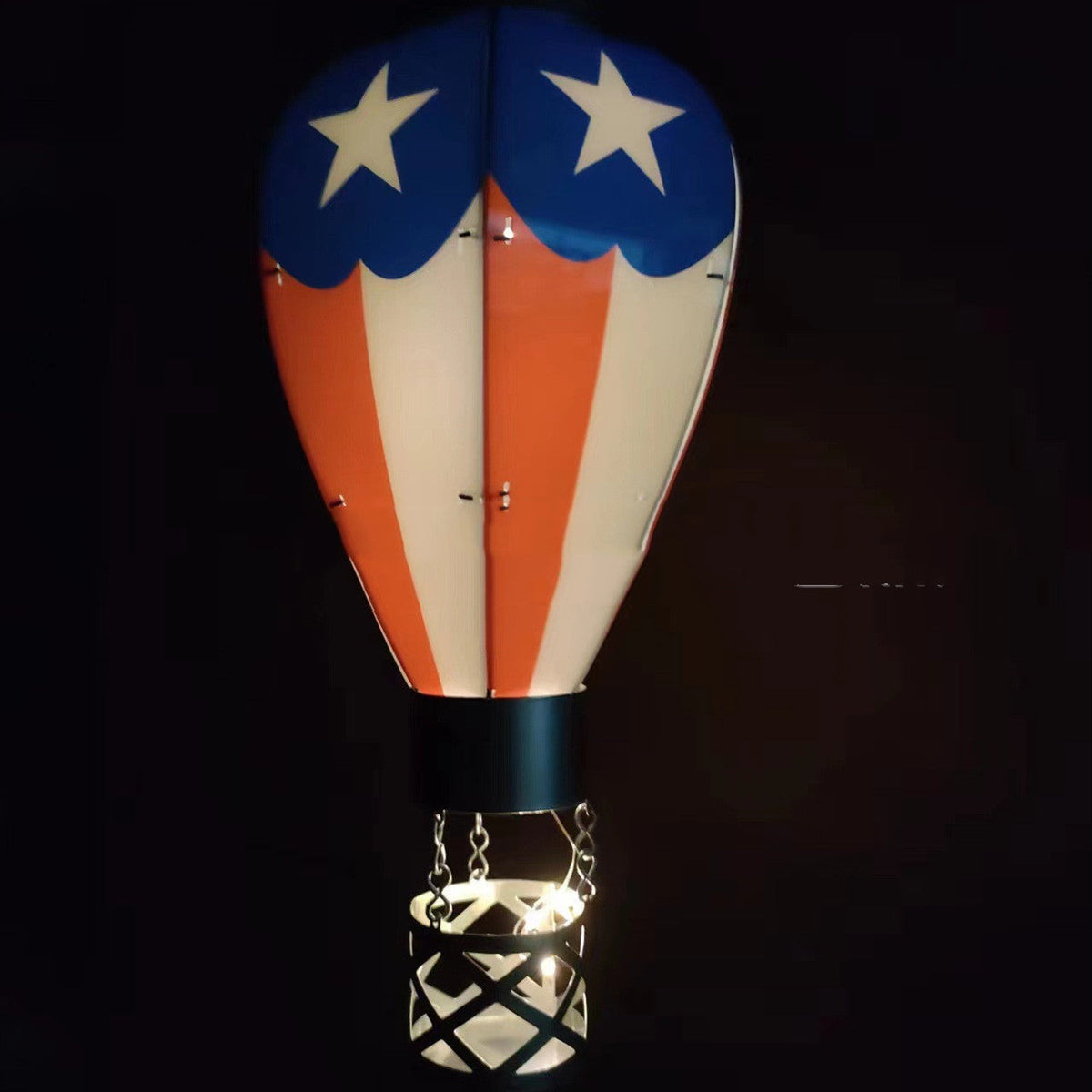 Yeouu | Christmas Solar Hot Air Balloon Lantern Outdoor