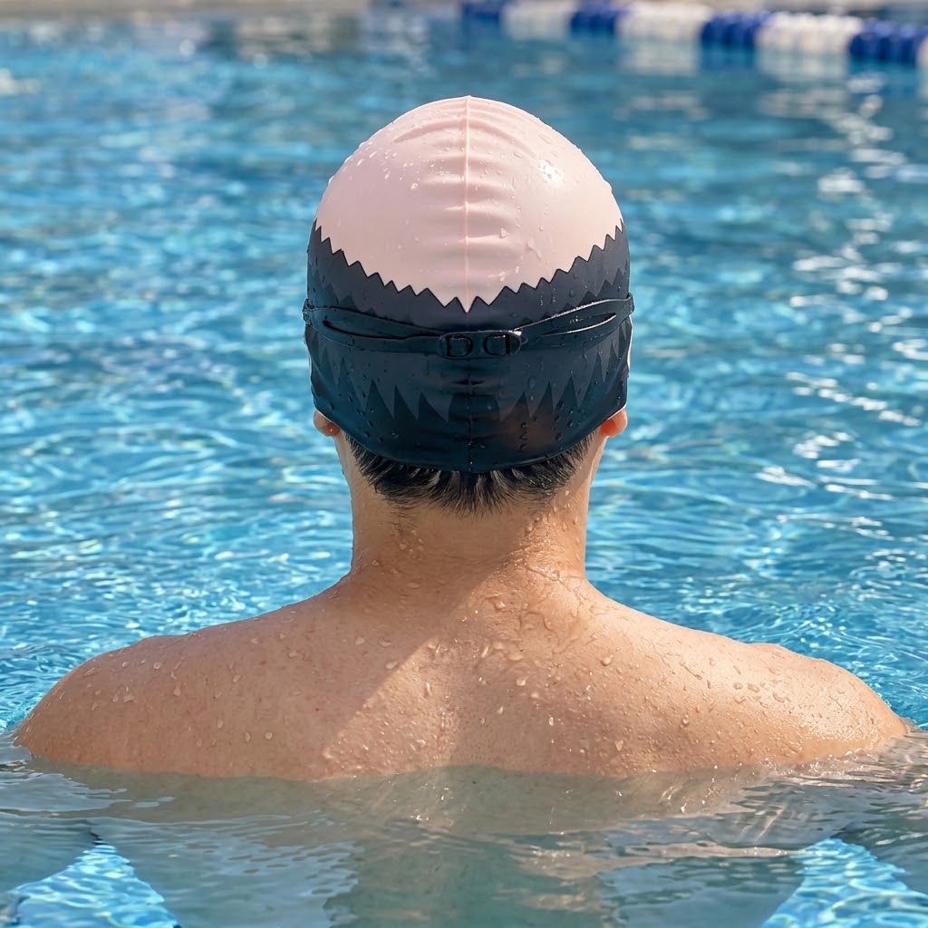 Bald Move Head Swimming Cap