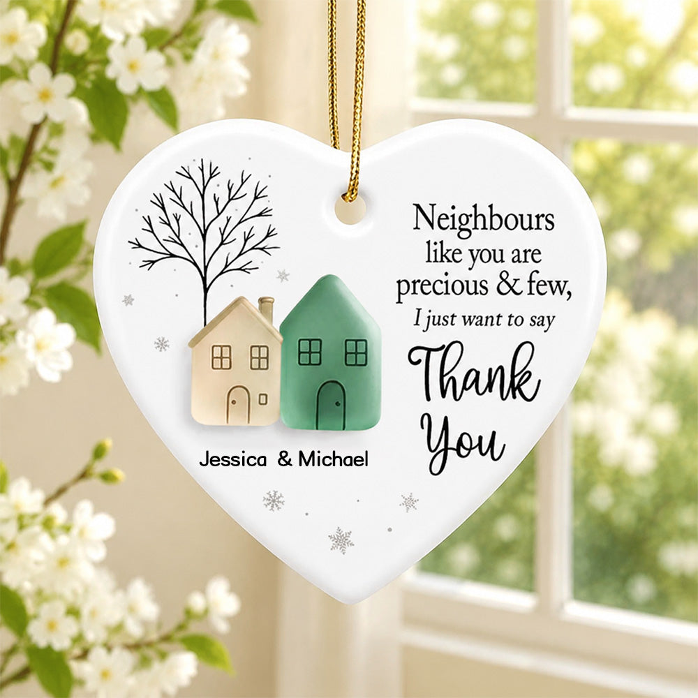 Personalized Neighbor Ornament – Custom Thank You Gift for Neighbors