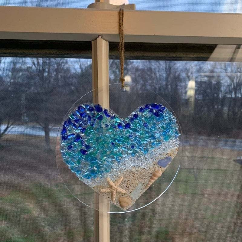 Christmas Tree Beach Ornament