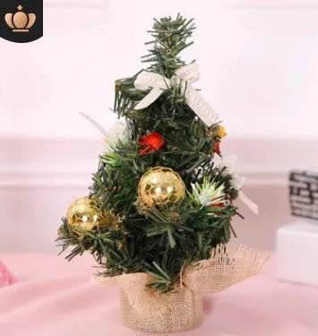 Yeouu | Christmas Ornaments Tree 20cm Mini Christmas Decoration Tree Christmas Day Mall Decoration Desktop Ornaments Small Tree