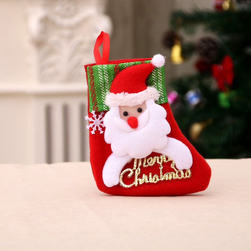 Plush Christmas Bear Stocking Yeouu