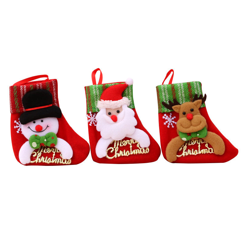 Plush Christmas Bear Stocking Yeouu