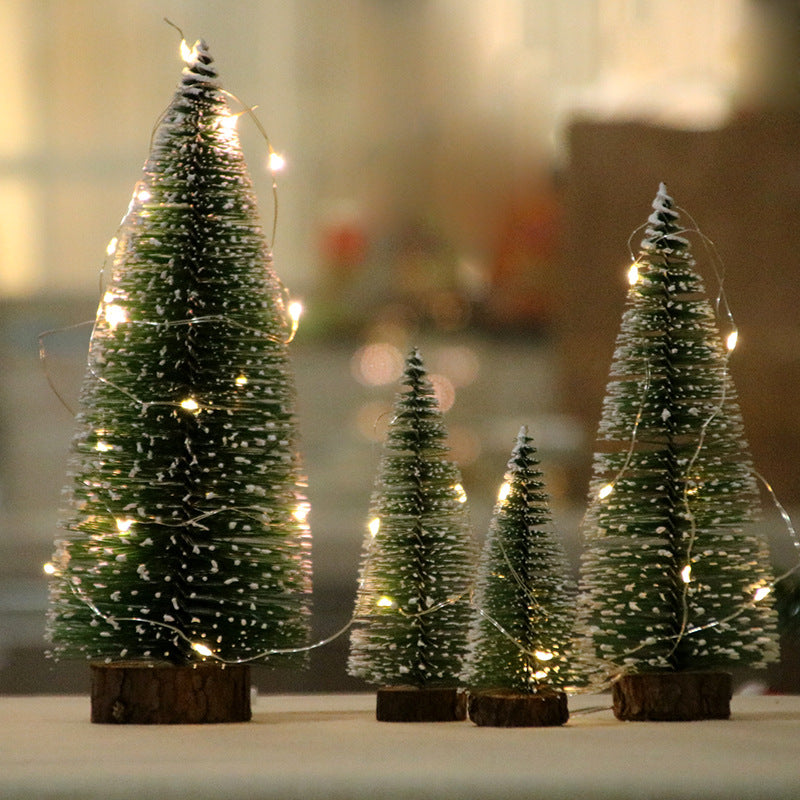 Miniature Christmas Tree Decoration Yeouu