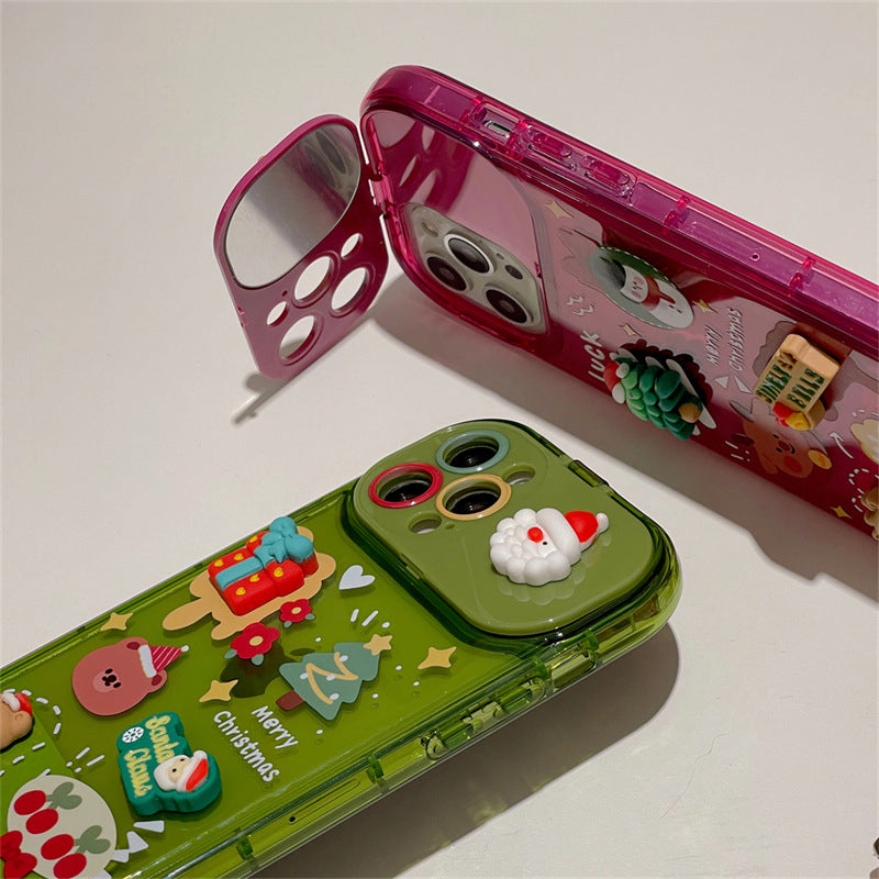Yeouu | Christmas Tree Pendant iPhone Cover with Mirror