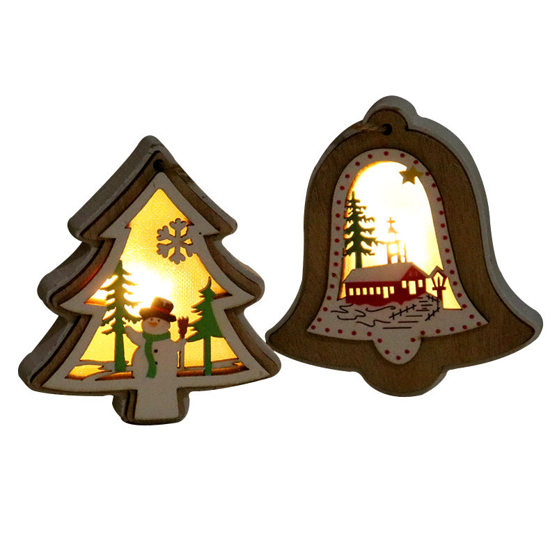 Decorative LED Christmas Scene Lantern Yeouu