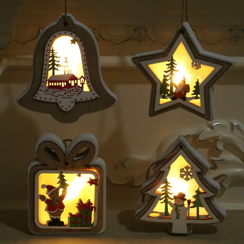 Decorative LED Christmas Scene Lantern Yeouu
