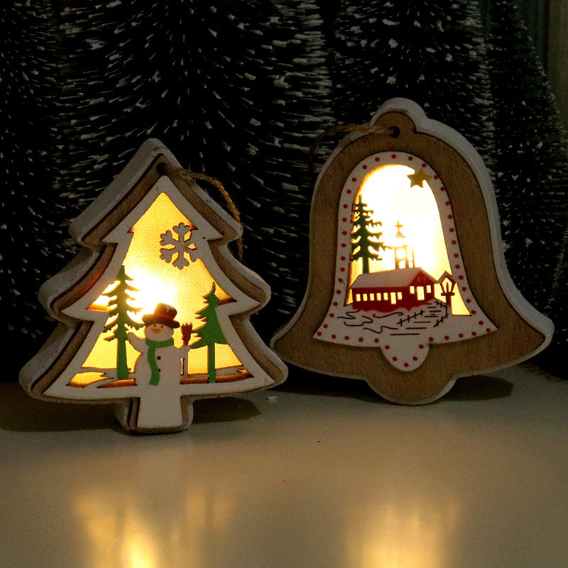 Decorative LED Christmas Scene Lantern Yeouu