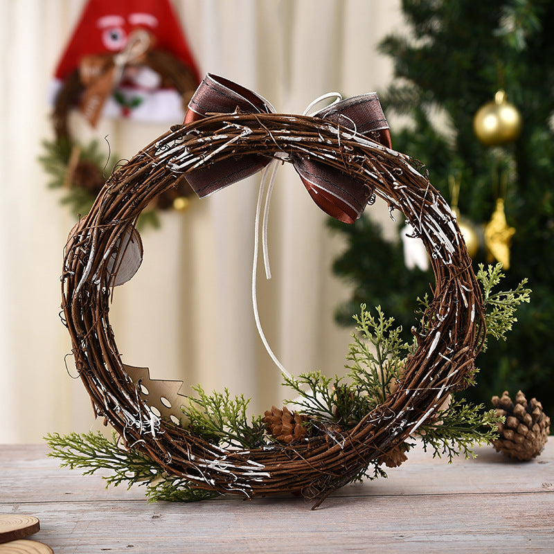 Yeouu | Christmas wreath, vine ring, pendant, mall ornaments