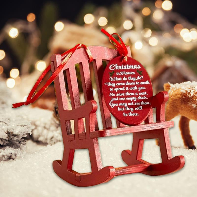 Yeouu | Christmas in Heaven Rocking Chair Ornaments