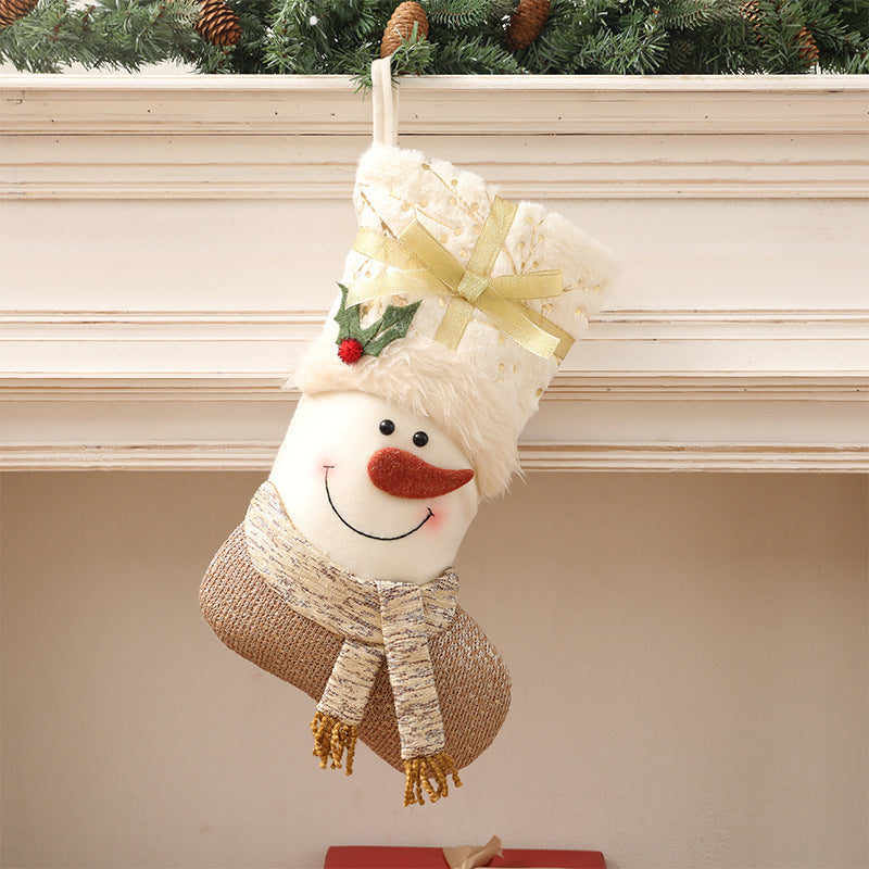Yeouu | Nordic style white Christmas socks