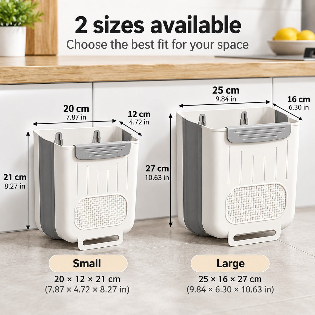 Clean & Easy Foldable Trash Bin