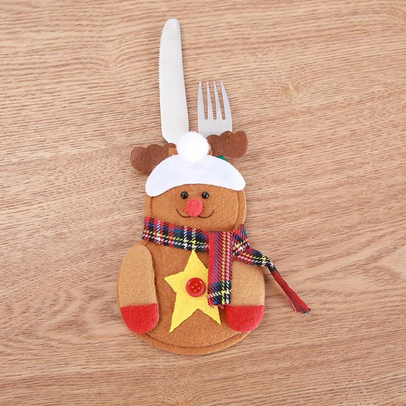 Yeouu | Christmas Tableware Holders Set (12 PCs)