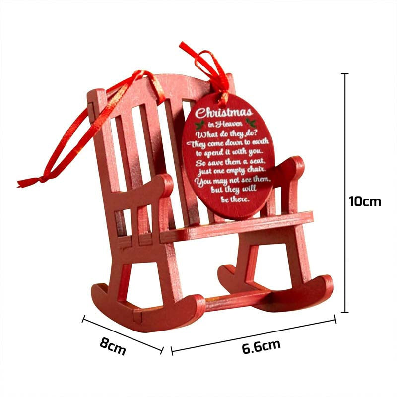 Yeouu | Christmas in Heaven Rocking Chair Ornaments