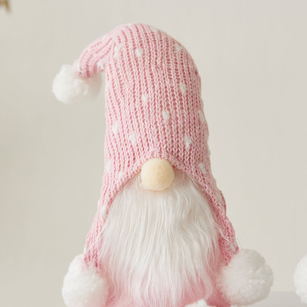 Scandinavian gnome with knit hat