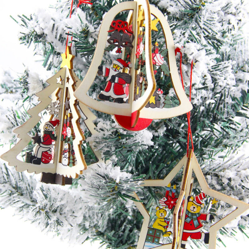 Yeouu | Christmas Wooden Pendant