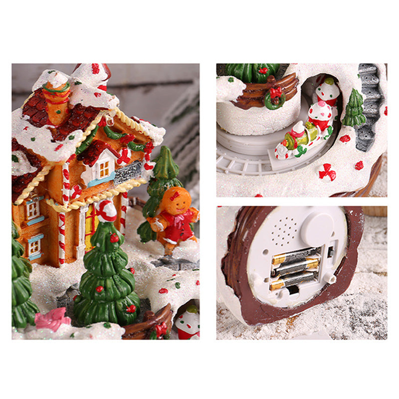 Yeouu | Christmas Ornament with LED Lights and Music