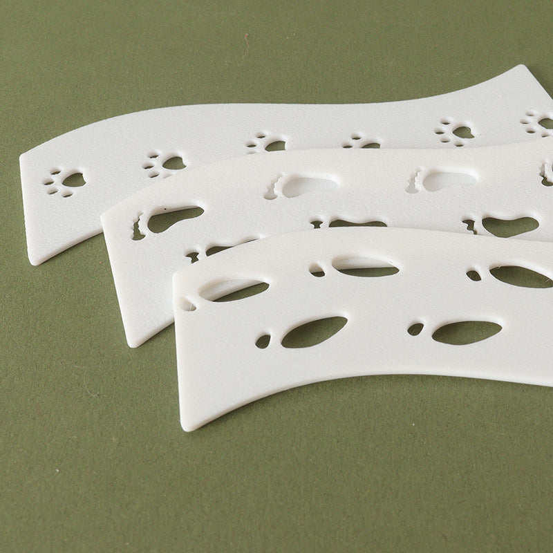 Miniature Christmas Footprint Mat for Dollhouses