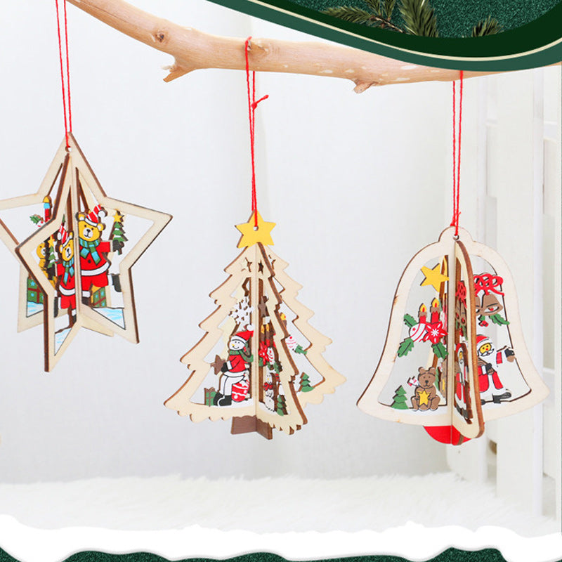Yeouu | Christmas Wooden Pendant