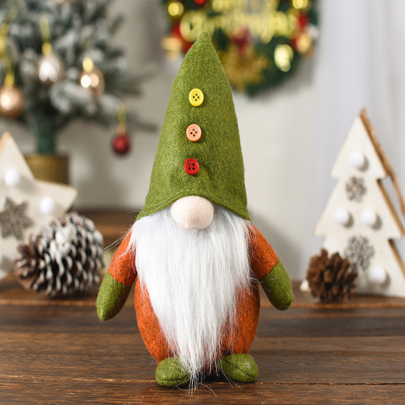 Yeouu | Christmas Green Faceless Old Man Elf Figurine