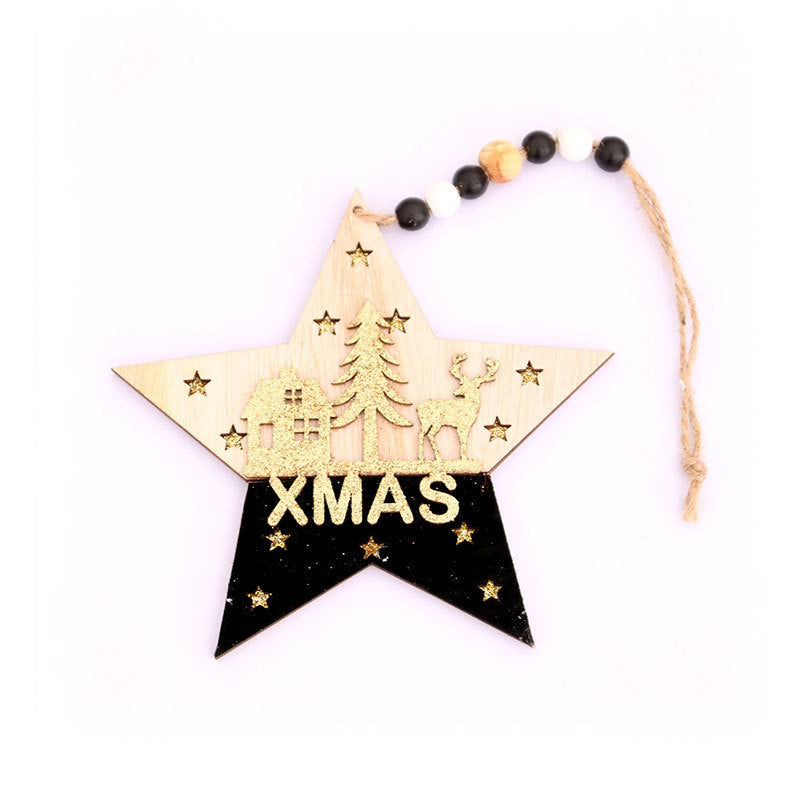 Decorative Christmas Tree Heart Ornament Yeouu