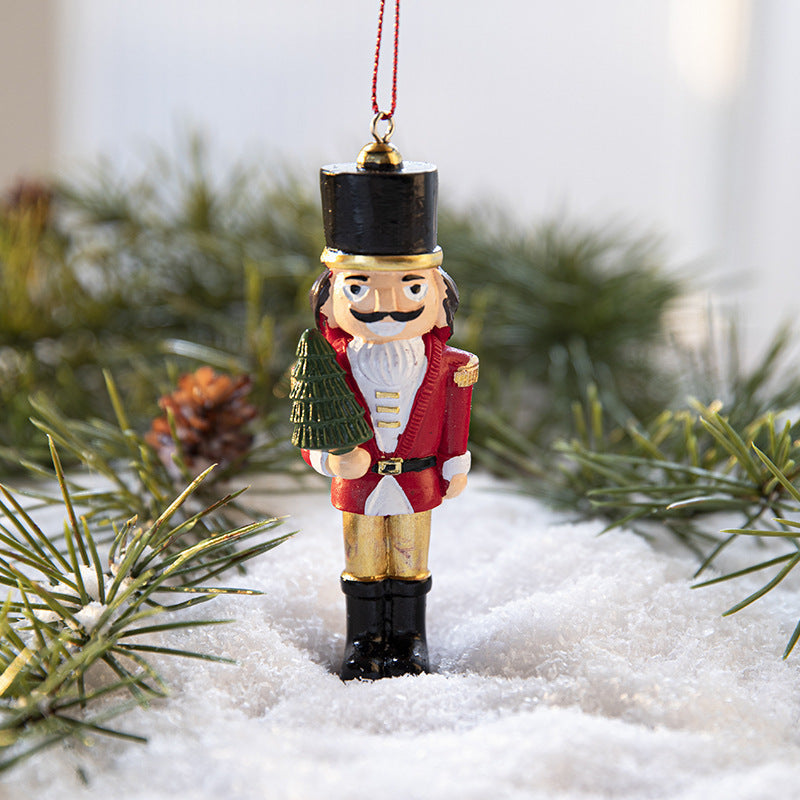 Nutcracker soldier as a pendant, 10 cm