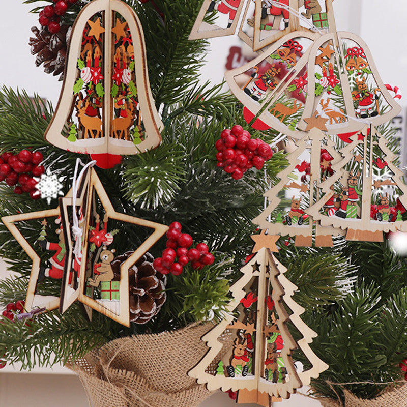 Yeouu | Christmas Wooden Pendant