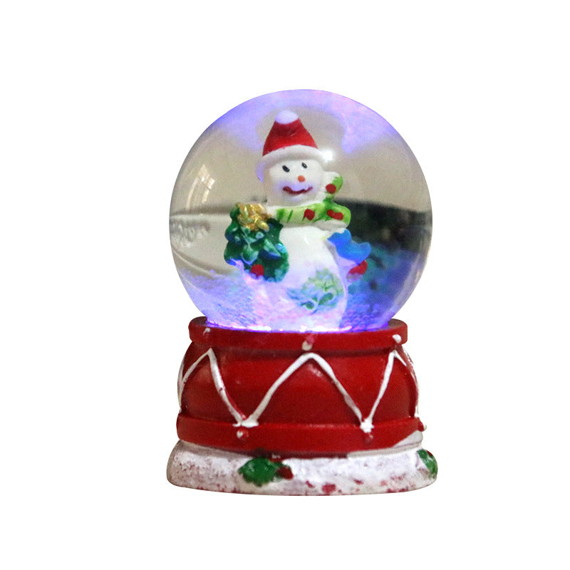 Decorative LED Christmas Snow Globe Set Yeouu