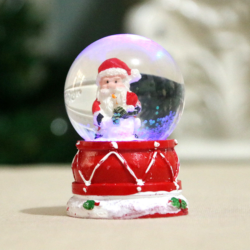 Decorative LED Christmas Snow Globe Set Yeouu
