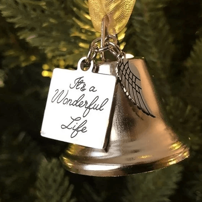 Yeouu | Christmas Bell Angel Wing Ornament