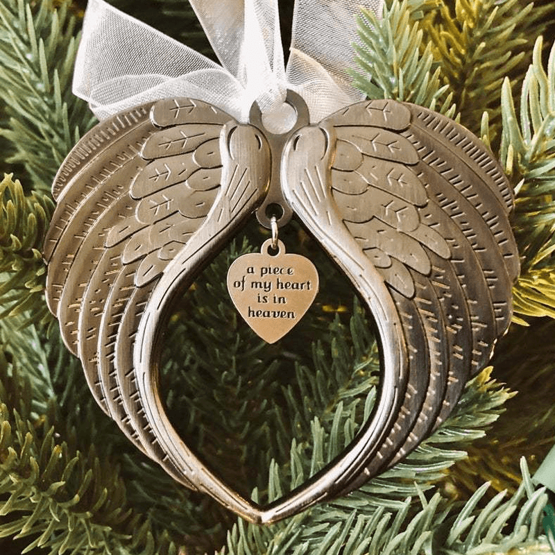 Yeouu | Christmas Bell Angel Wing Ornament