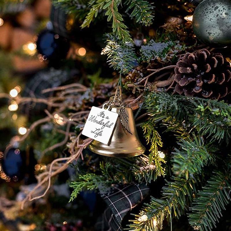 Yeouu | Christmas Bell Angel Wing Ornament