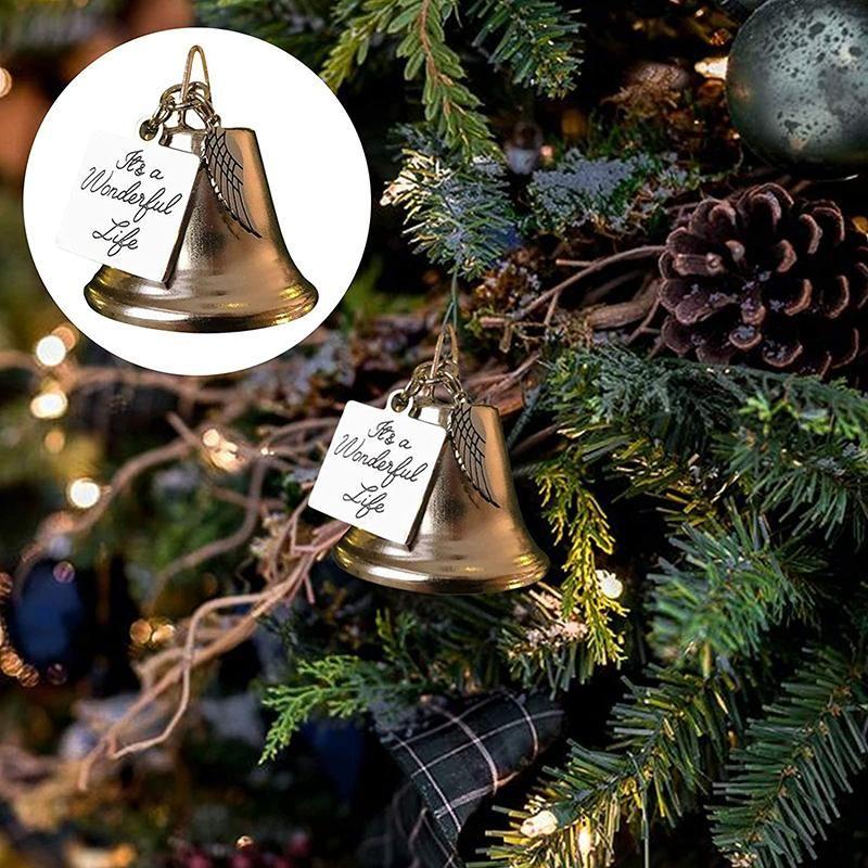 Yeouu | Christmas Bell Angel Wing Ornament