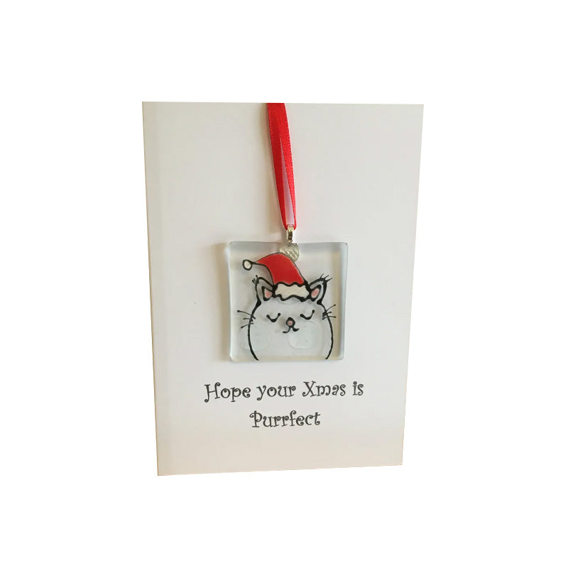 Yeouu | Handmade Christmas card ornaments