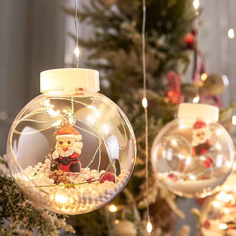 Yeouu | Christmas Led Wishing Ball String Lights Decorations