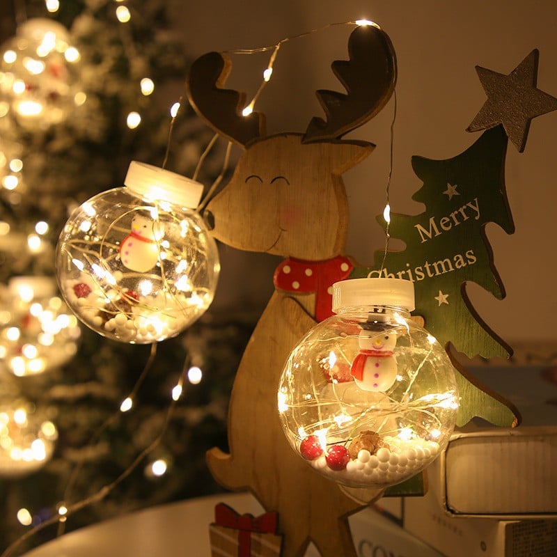 Yeouu | Christmas Led Wishing Ball String Lights Decorations
