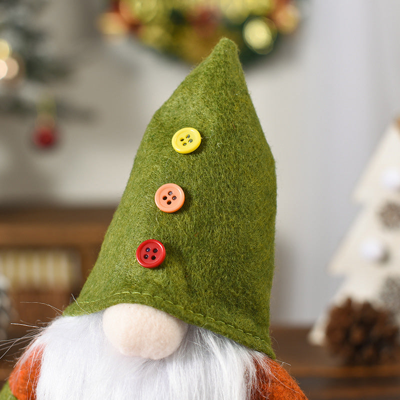 Yeouu | Christmas Green Faceless Old Man Elf Figurine